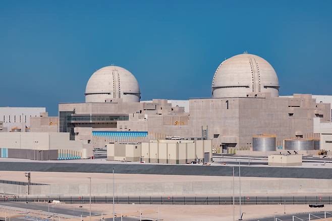 아랍에미리트 바라카 원자력발전소 ⓒ뉴시스