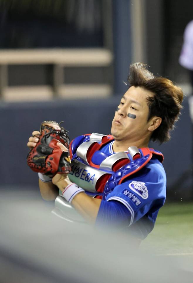 ▲ 강민호 ⓒ삼성 라이온즈