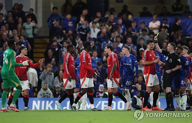 맨유 대 첼시 경기 장면 [로이터=연합뉴스]