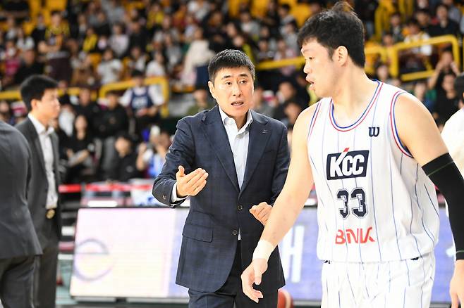 이상민 KCC 신임 감독.  사진제공=KBL