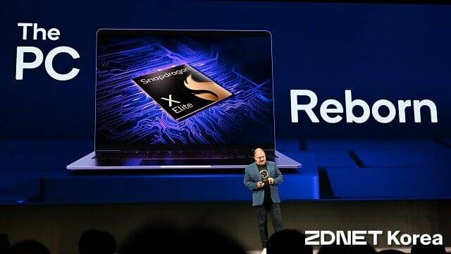 지난 해 대만 타이베이 난강전람관에서 기조연설을 진행하는 크리스티아노 아몬 퀄컴 CEO. (사진=지디넷코리아)