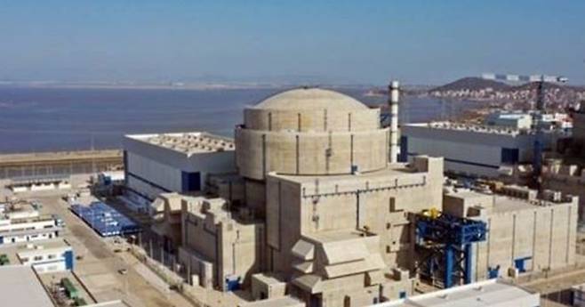 중국이 자체 개발한 3세대 원자로 기술인 '화룽(華龍) 1호'를 채택한 푸젠성 푸칭 원전 5호기. ⓒ 신화/연합뉴스