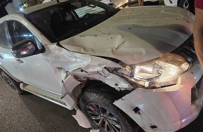 사고 현장. (사진=SNS) *재판매 및 DB 금지