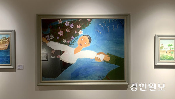 김순덕 할머니 작품 ‘끌려가는 날’(1995). 2025.5.16 /유혜연기자 pi@kyeongin.com