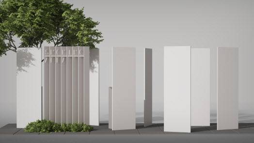 서울시가 19일 공개한 ‘서울형 흡연부스 디자인’ 중 개방형 부스 디자인. (사진=서울시)