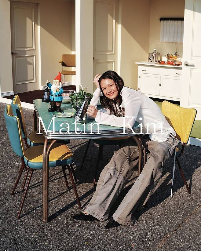 Matin Kim's 2025 summer campaign photoshoot. /Courtesy of Hago Haus