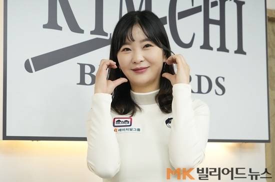 PBA 신생팀 하림의 우선 지명을 받아 창단 멤버가 된 김상아는 팀리그는 처음이지만 목표는 우승이라고 당찬 각오를 밝혔다. (사진=MK빌리어드뉴스 DB)