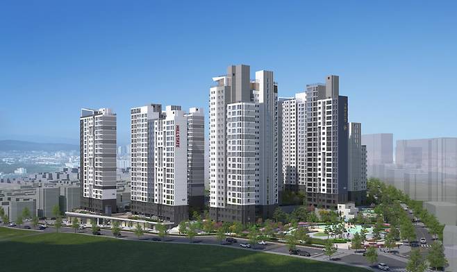 고척 푸르지오 힐스테이트 투시도. 더피알