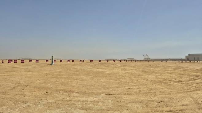 지난 14일(현지시간) 찾은 사우디아라비아 킹 압둘라 경제도시(KAEC) 내 현대차의 첫 중동 생산거점 HMMME가 들어설 공장 부지 [킹 압둘라 경제도시 한창호 기자]