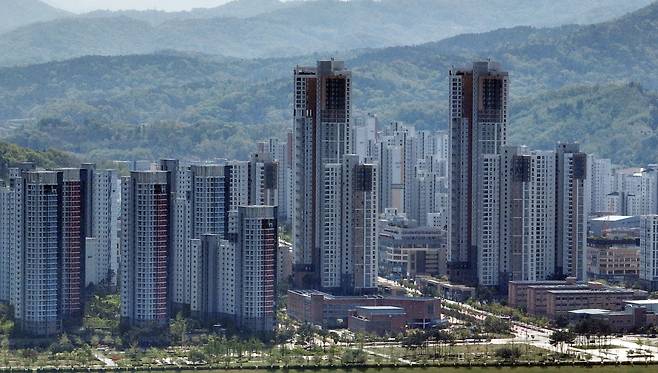 25일 세종시 아파트 모습. [연합]