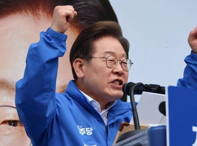 이재명 더불어민주당 대선 후보. [연합]