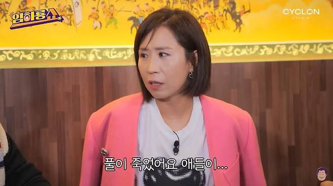 [서울=뉴시스] 정선희. (사진=유튜브 채널 '임하룡쇼' 캡처) 2025.05.19 photo@newsis.com  *재판매 및 DB 금지