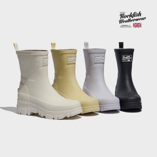 Rockfish weatherwear(락피쉬웨더웨어) | 실시간 인기 스타일 | FLATFORM RAIN BOOTS MIDDLE |  온더룩