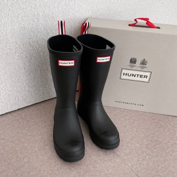 [해외]헌터 우먼스 오리지날 톨 레인부츠 블랙 WFT2007RMA