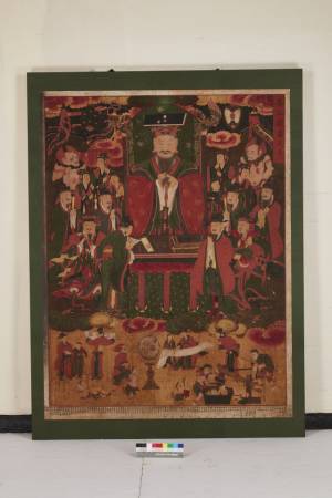 옥천사 시왕도. 사진 제공=옥천사성보박물관