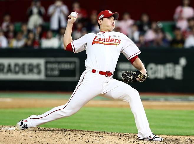 ▲ 올 시즌 리그 최고 마무리에 당당히 도전장을 내민 조병현 ⓒSSG랜더스