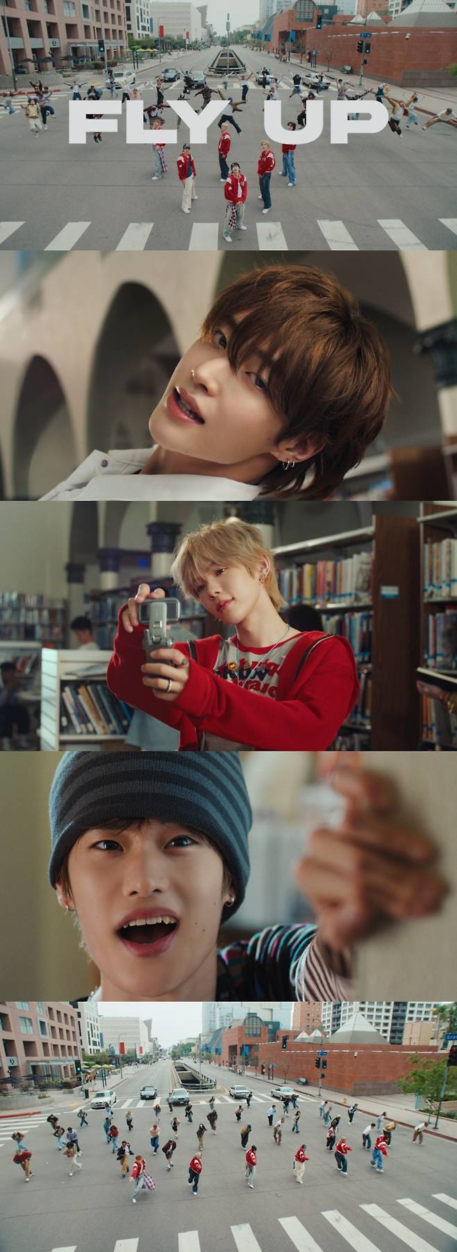 ▲ 라이즈. 출처| '플라이 업' 뮤직비디오