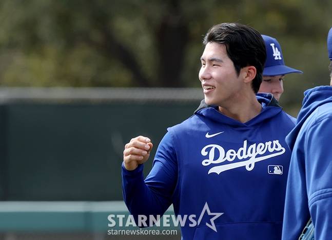 LA 다저스 김혜성. /사진=김진경 대기자