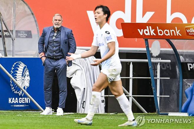 헹크의 공격수 오현규 [AFP=연합뉴스]