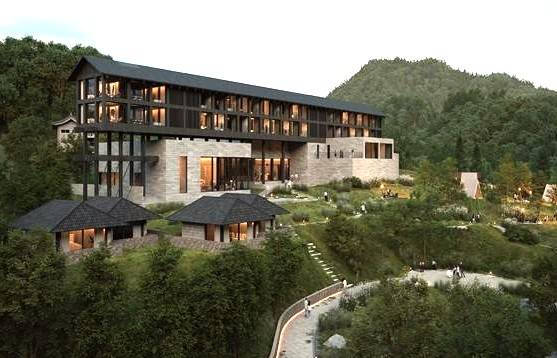 장계관광지 호텔 조감도 [옥천군 제공. 재판매 및 DB금지]