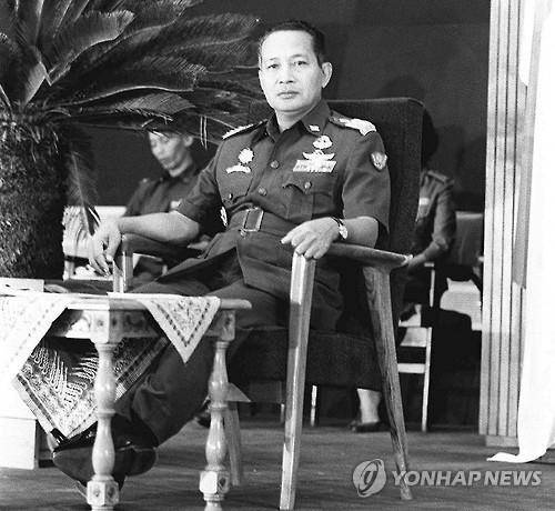 수하르토 전 대통령 [연합뉴스 자료사진. 재판매 및 DB 금지]