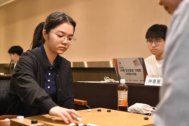 스미레 4단이 LG배 16강에 올랐다. [한국기원 제공. 재판매 및 DB 금지]