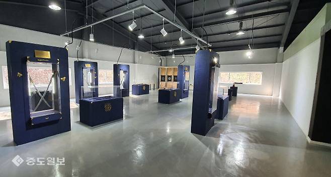 세종시에 위치한 고려전통기술 도검 전시관. 금상진 기자