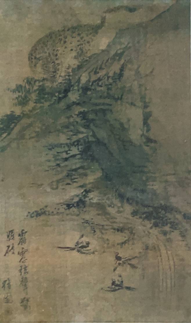 단원 김홍도 작 '맹호도'.