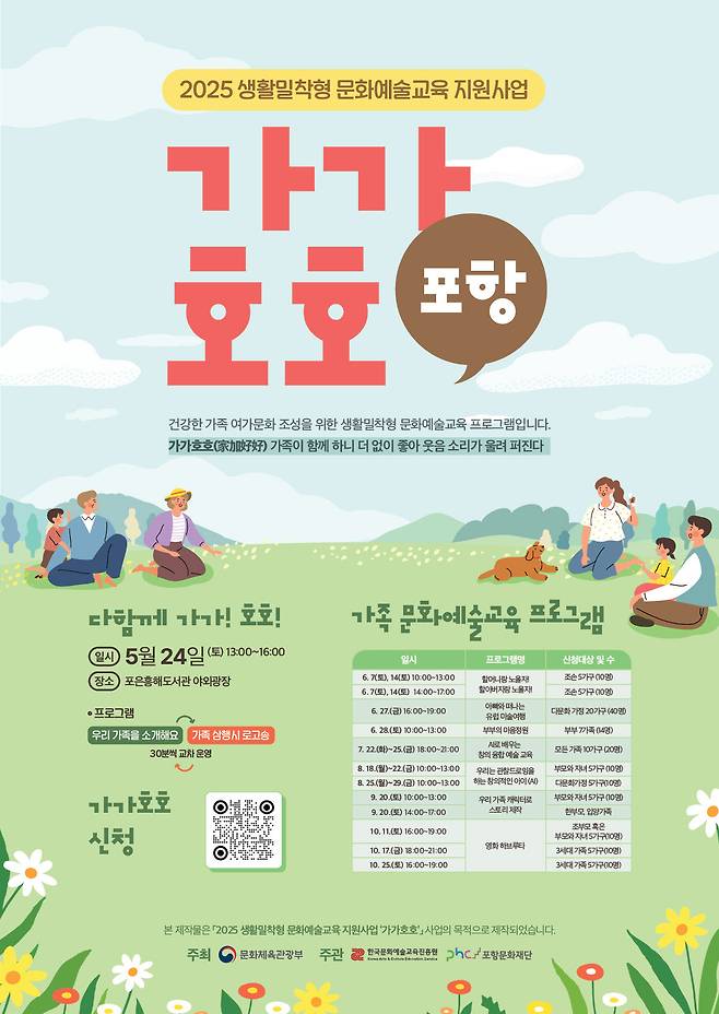 ’가가! 호호!‘ 포스터. /포항문화재단 제공