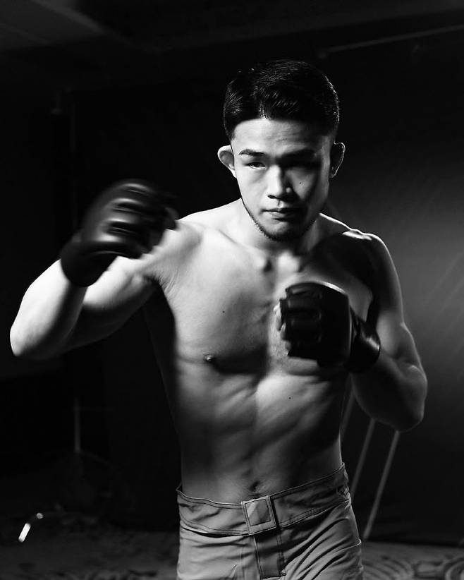 로드 투 UFC 시즌4에 도전하는 라이트급 파이터 박재현. 사진=UFC 코리아