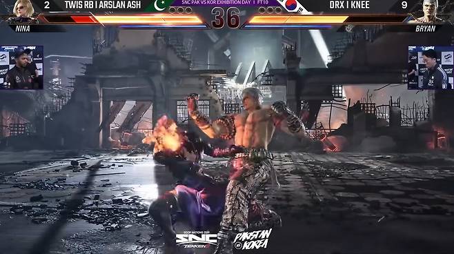 - 아슬란 애쉬와 대결에서의 압승이 무릎 선수에게 자신감을 불어넣었다