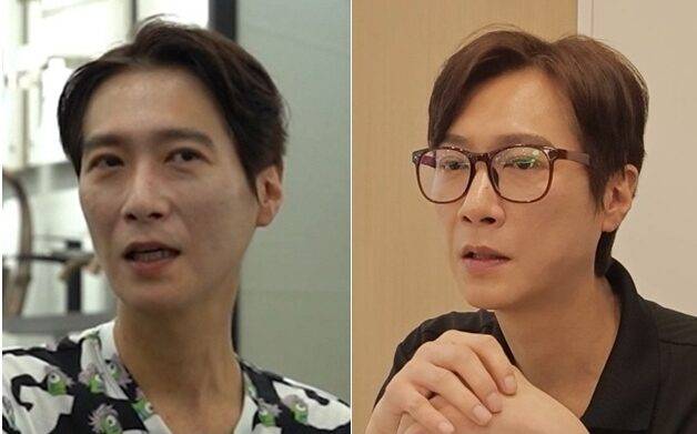 고지용은 2023년(왼쪽) 눈에 띄게 야윈 모습으로 나타나 건강이상설이 제기됐다. 현재(오른쪽) 그는 건강이 많이 회복된 상태인 것으로 전해졌다. [사진=유튜브 채널 '여기가 우리집' / KBS 2TV '살림하는 남자들 시즌2']