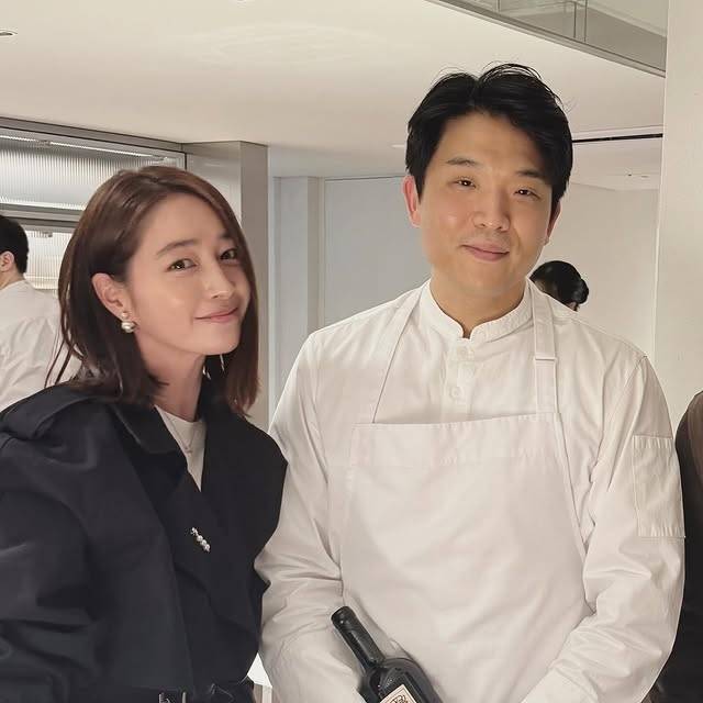 이민정, 안성재 셰프. 사진 | 이민정 SNS