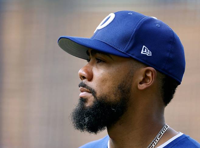 LA 다저스 외야수 테오스카 에르난데스. AFP연합뉴스