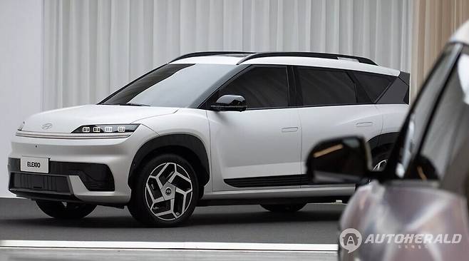 북경현대가 이달 초 공개한 일렉시오 전용 전기차(북경현대)