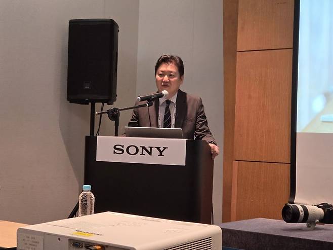 전웅 소니코리아 부장. 사진=구자윤 기자