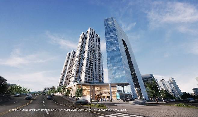 어나드 범어 투시도. 포스코이앤씨 제공