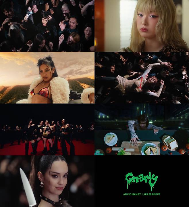 캣츠아이 '날리' 뮤직비디오 캡처(사진=하이브 제공)