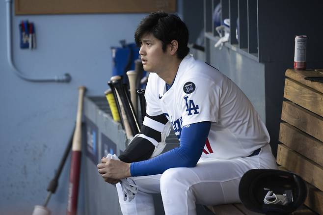 <yonhap photo-3054="">20일(한국시간) 애리조나전에 출전한 오타니 쇼헤이. [AP=연합뉴스]</yonhap>