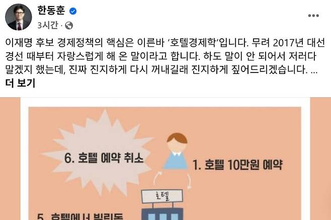 한동훈 전 대표 페이스북 캡처.