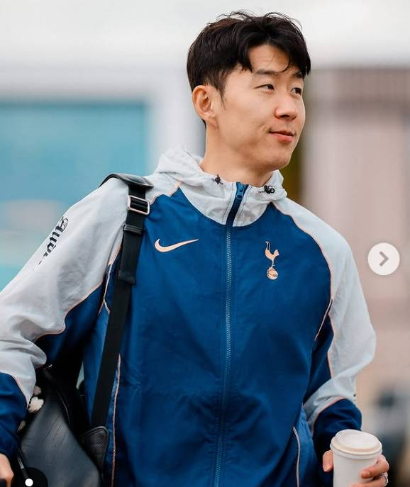 유로파리그 결승을 앞둔 토트넘 손흥민. [사진 토트넘 인스타그램]