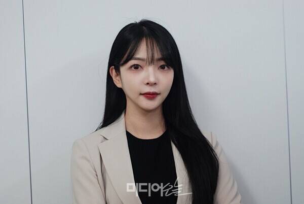 ▲지난 12일 서울 영등포구 당산동 미디어오늘 사무실에서 만난 허유정 씨. 사진=정철운 기자.