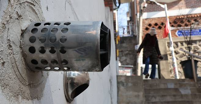 차갑게 식은 연통 [이승환 기자]