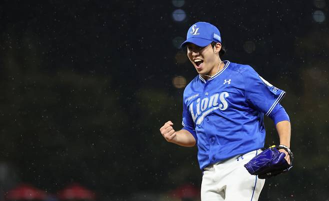 삼성 라이온즈가 원태인을 필두로 연패 탈출에 도전한다. 사진은 삼성 라이온즈에서 활약한 원태인의 모습. /사진=뉴스1