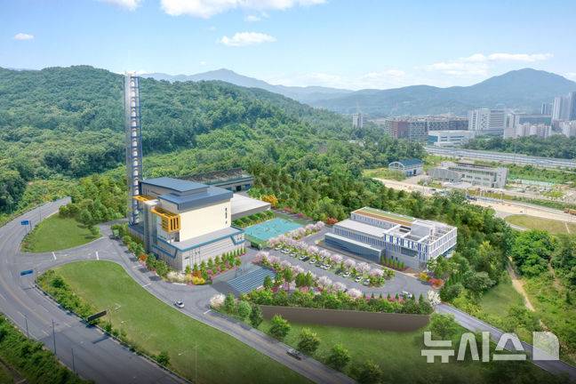 [과천=뉴시스] 친환경 복합센터로 건립되는 과천시 자원정화센터 조감도. (조감도=과천시 제공).2025.05.20. photo@newsis.com
