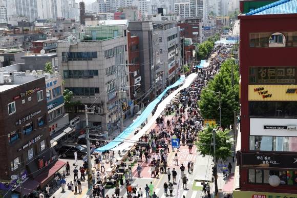 지난해 서울 노원구 공릉동 경춘선 공릉숲길 커피축제.   노원구 제공