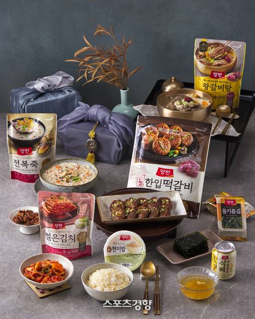 동원F&B 양반 브랜드 주요 대표 상품들. 다양한 카테고리별 선점효과를 거둔 제품들이 많다.