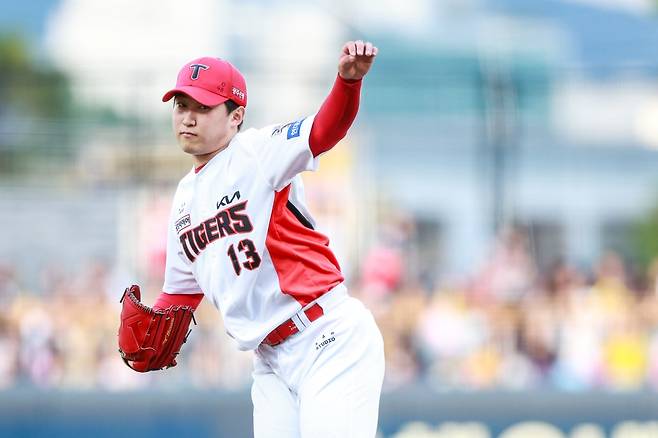 KIA 타이거즈 투수 윤영철. /사진=KIA 타이거즈 제공