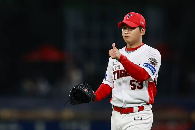 KIA 타이거즈 투수 윤영철. /사진=KIA 타이거즈 제공