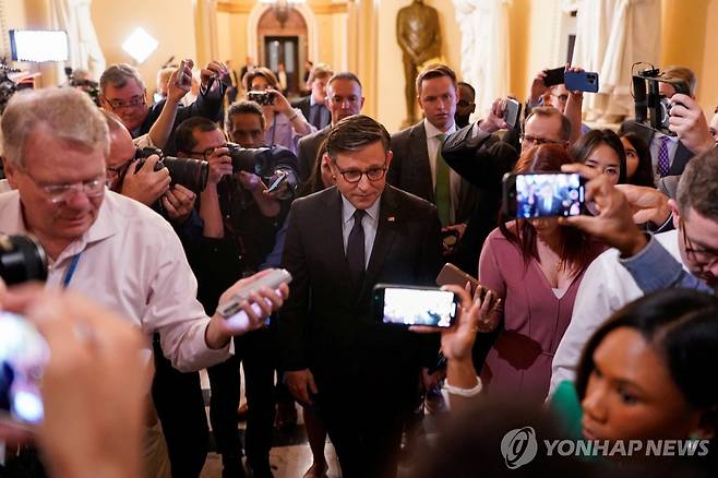 존슨 미국 하원의장 [로이터 연합뉴스 자료사진. 재판매 및 DB 금지]